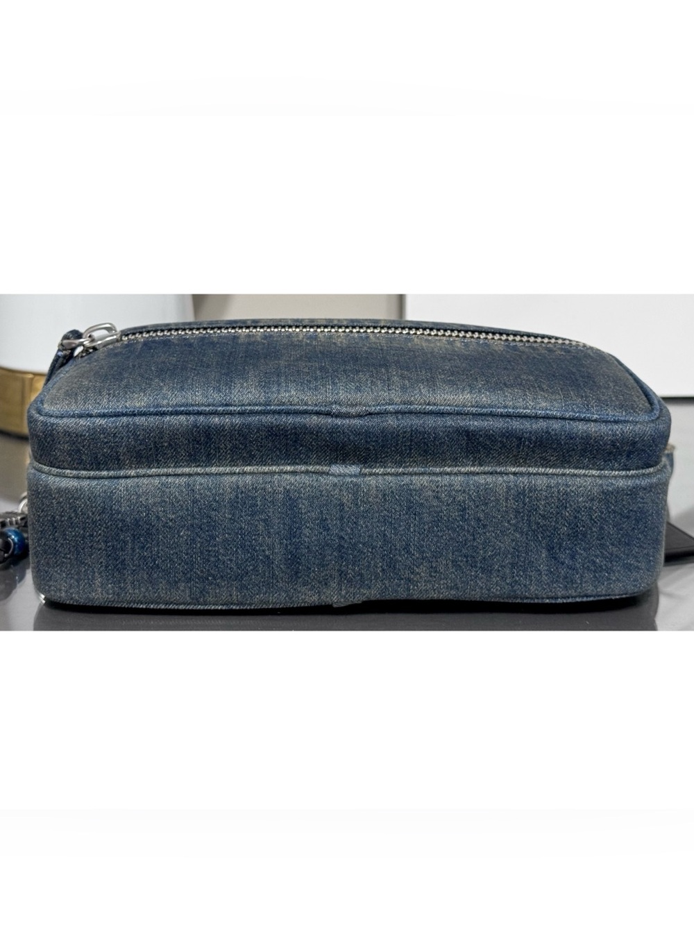 COACH Dakota Crossbody Bag In Regenerative Cotton Denim With Charms - Picture 8 of 10
